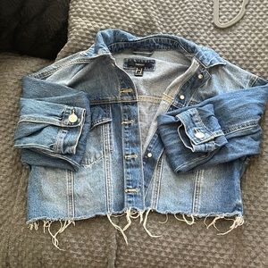 crop jean jacket